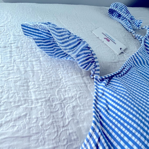 VINEYARD VINES | XLg | Seersucker & Ruffles! | NWT - Picture 10 of 12
